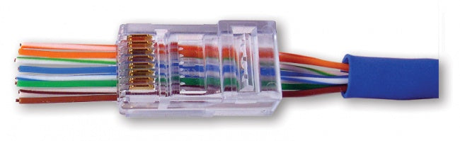 Platinum Tools - 100003C - EZ-RJ45 Cat5e Connector. 50/Clamshell.