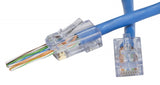 Platinum Tools - 100009C - EZ-RJ45 Cat6 Connector. 10/Clamshell.