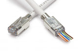 Platinum Tools - 100022C - EZ-RJ45 Shielded Cat5e/6, (External Ground). 50/Clamshell.