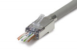 Platinum Tools - 100025C - ezEX44 Cat6 Shielded RJ45 External Ground Connector, 25/Clamshell.