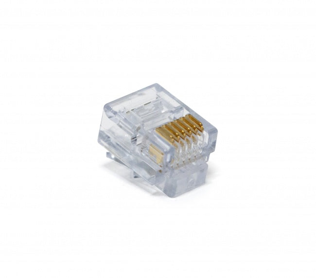 Platinum Tools - 100026C - EZ-RJ12/11 Connector. 50/Clamshell.