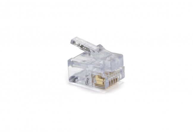 Platinum Tools - 100026LTB - EZ-RJ12/11 Long Tab Connector. 100/Box.