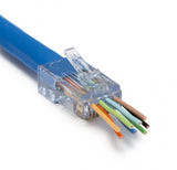 Platinum Tools - 100047C - ezEX38 Cat5E Connector. 50/Clamshell.