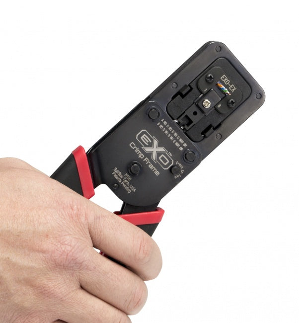 Platinum Tools - 100061C - EXO Crimp Frame™ with EXO-EX Die, Clamshell.