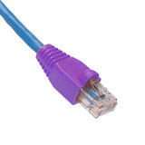 Platinum Tools - 105078 - RJ45 Boot, 6.0mm Max OD, Purple. Pkg 100pc/Bag.