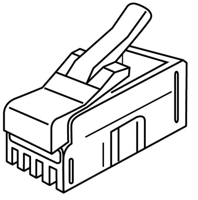 Platinum Tools - 106103J - RJ-22 Standard Modular Plugs (100 Per Jar)