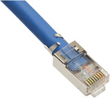 Platinum Tools - 106190BG - RJ45 Cat6A 10 Gig Shielded Connector, w/Liner. 100/Bag.