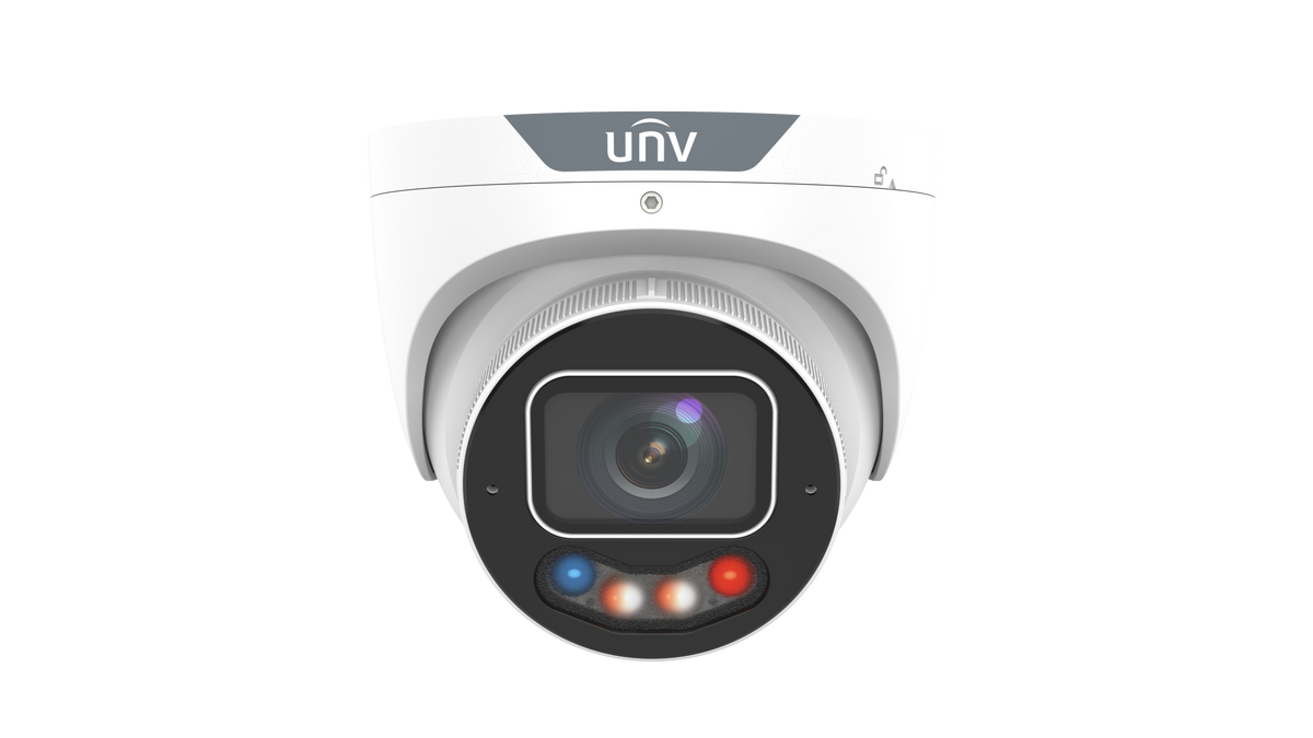 Uniview - IPC3634SE-ADZKMC-WP-I1N - 4MP OwlView Plus Tri-Guard VF Dual-light Turret Network Camera