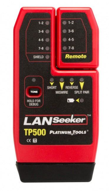 Platinum Tools - TP500C - LanSeeker Cable Tester. Clamshell.