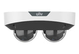 Uniview - IPC3224SS-ADF40K-I1 - 4MP, 4mm lens Dual-channel Non-Splicing Multiview Series IR Fixed Intelligent Network Camera