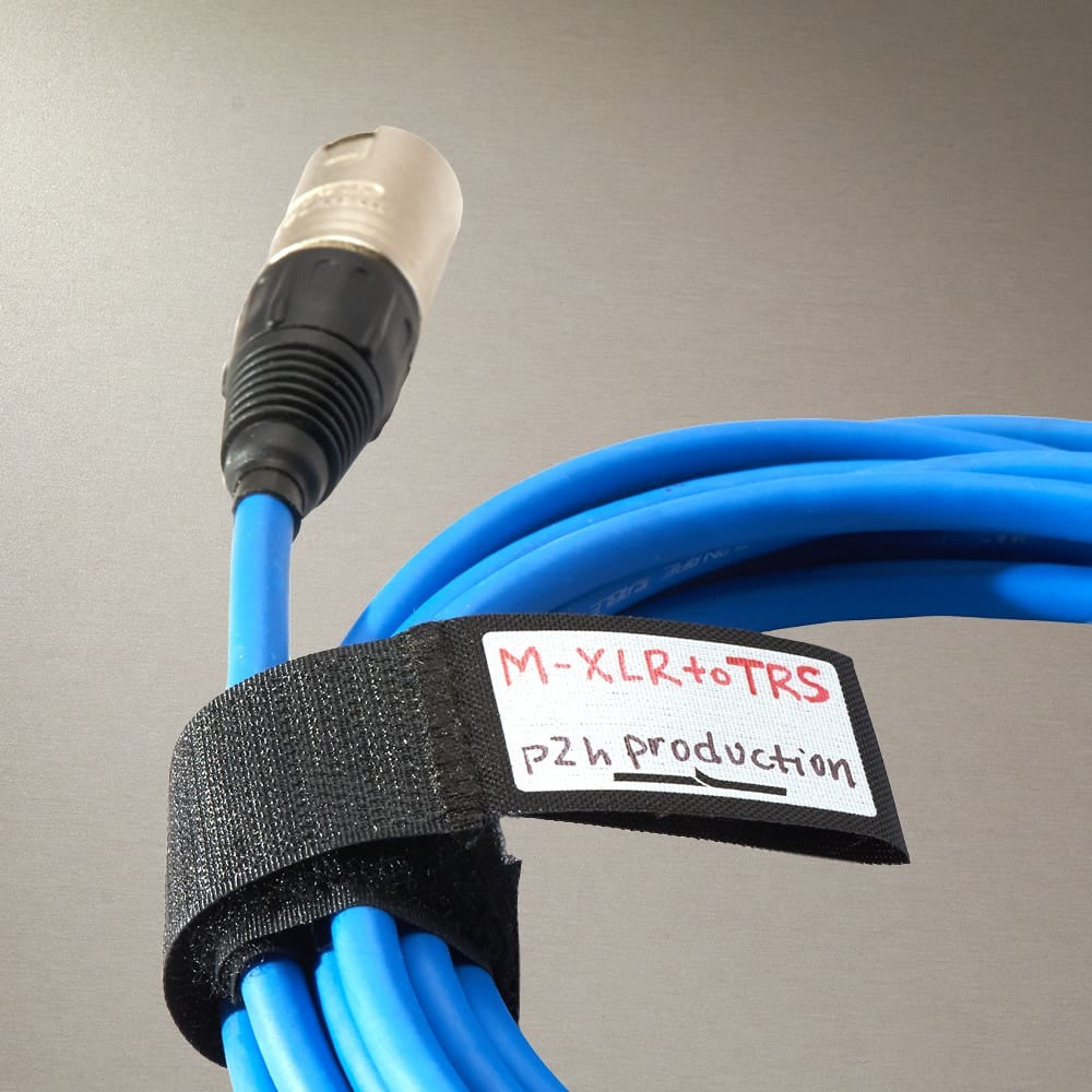 Rip-Tie - H-21-WO - One Inch Wide Original CableWrap with Write-On Pull Tab 1