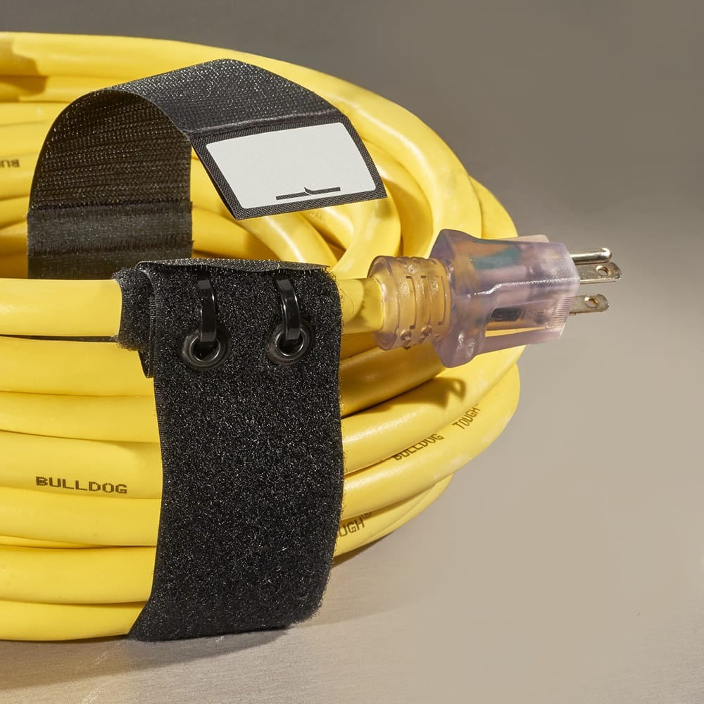 Rip-Tie - E-18-WO -  Two Inch Wide Original CableWrap with Write-On Pull Tab 2