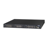 Vigitron - Vi31126 - 26-Port, 16-Port Extended UTP, 8-Port Standard, L2, Hybrid PoE Switch