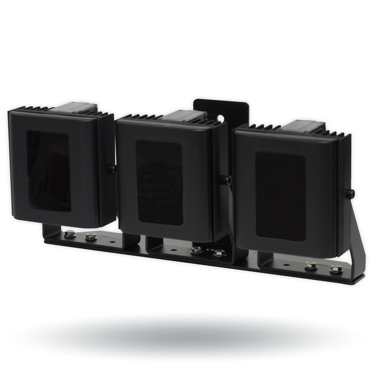 Digital Watchdog - DW-ILIRIP850 - High Performance 850nm Infra-red Illuminator, High Power Dual Core LEDs, with 614' coverage distance. Interchangeable lens packs to deliver a variety of angles out of the box. Built in web browser interface for easy 