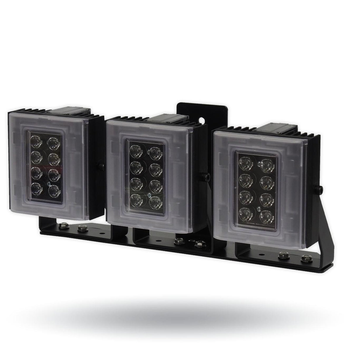 Digital Watchdog - DW-ILWLIPM - High Performance White light Illuminator, High Power Dual Core LEDs, with 374' coverage distance. Interchangeable lens packs to deliver a variety of angles out of the box. Built in web browser interface for easy setup,