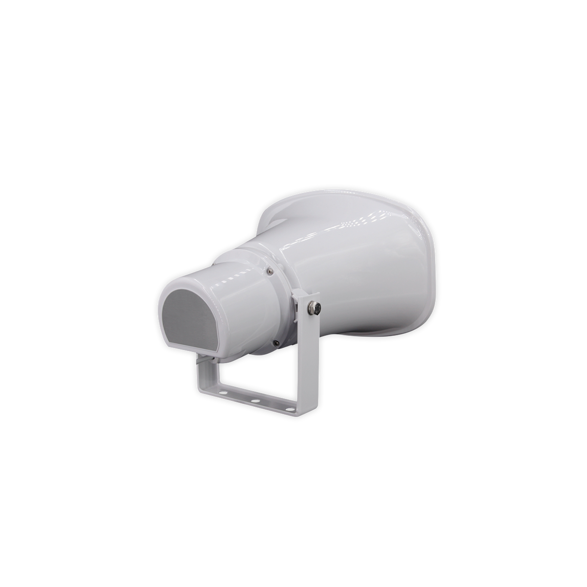 Digital Watchdog - DW-SWSP15A - IP Horn Speaker, 15W, 113dB,300Hz, Built in 15W Amplifier, Codec(OPUS,MP3,G.722,PCMU-PCMA),120Mbps, Alarm Input, Onvif, PoE and 12V/24V, IP67, 2 Year Warranty.