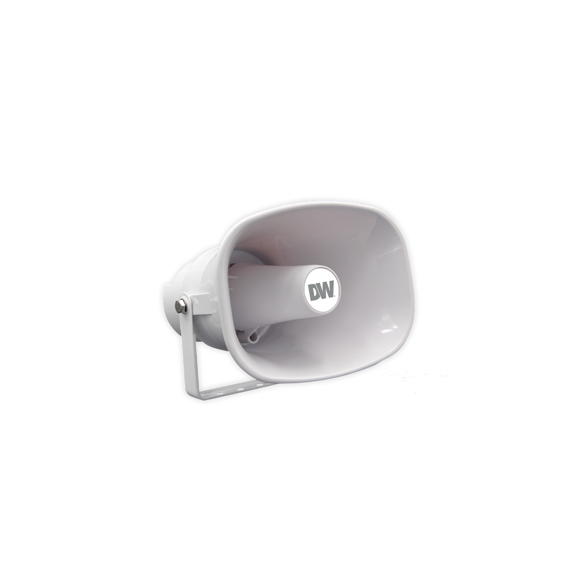 Digital Watchdog - DW-SWSP15A - IP Horn Speaker, 15W, 113dB,300Hz, Built in 15W Amplifier, Codec(OPUS,MP3,G.722,PCMU-PCMA),120Mbps, Alarm Input, Onvif, PoE and 12V/24V, IP67, 2 Year Warranty.