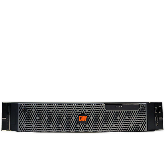 Digital Watchdog - DW-BJAiR120T - Blackjack Rack NVR Server (Powered by DW Spectrum IPVMS), 8 DW Spectrum recording licenses and 8 IVA Ai Server licenses pre-installed, 64 analytic streams, Hosting Intelligent Video Analytics Ai software deep learnin