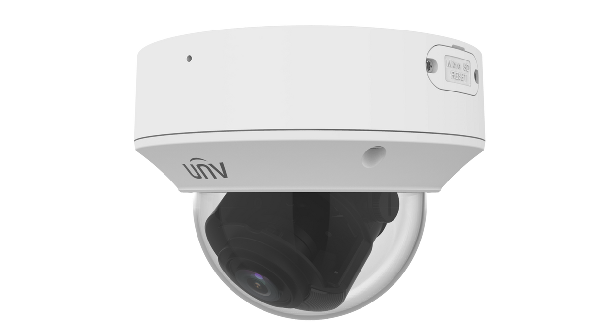 UNV - IPC3232SB-AHDZK-PI-I0 - UNV 2MP 60FPS  LightHunter P-Iris IR Network Dome Camera