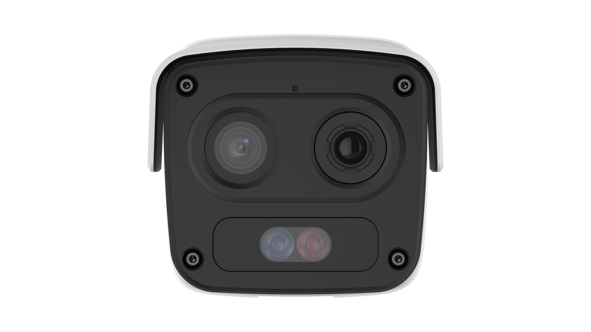 UNV - TIC2A32SA-F10-4F8AC-I1 - UNV Dual Dual-spectrum Thermal Network Bullet Camera Thermal:256*192(10mm)  Optical: 4MP(8mm)