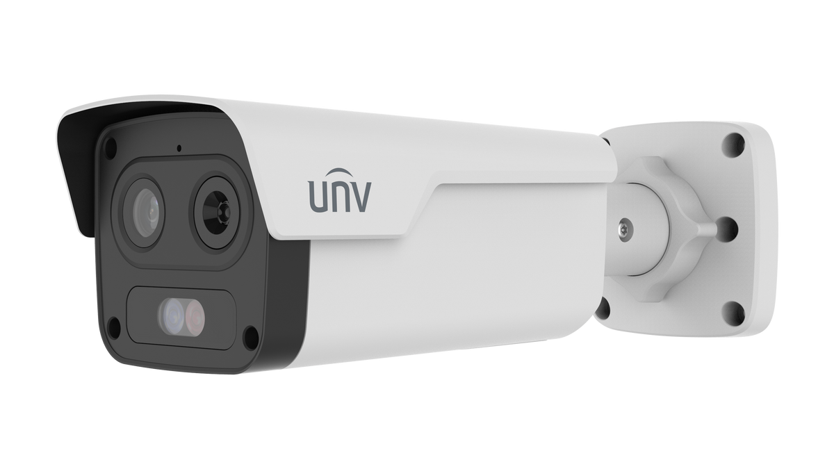 UNV - TIC2A32SA-F3-4F4AC-I1 - UNV Dual Dual-spectrum Thermal Network Bullet Camera Thermal:256*192(3.2mm)  Optical: 4MP(4mm)