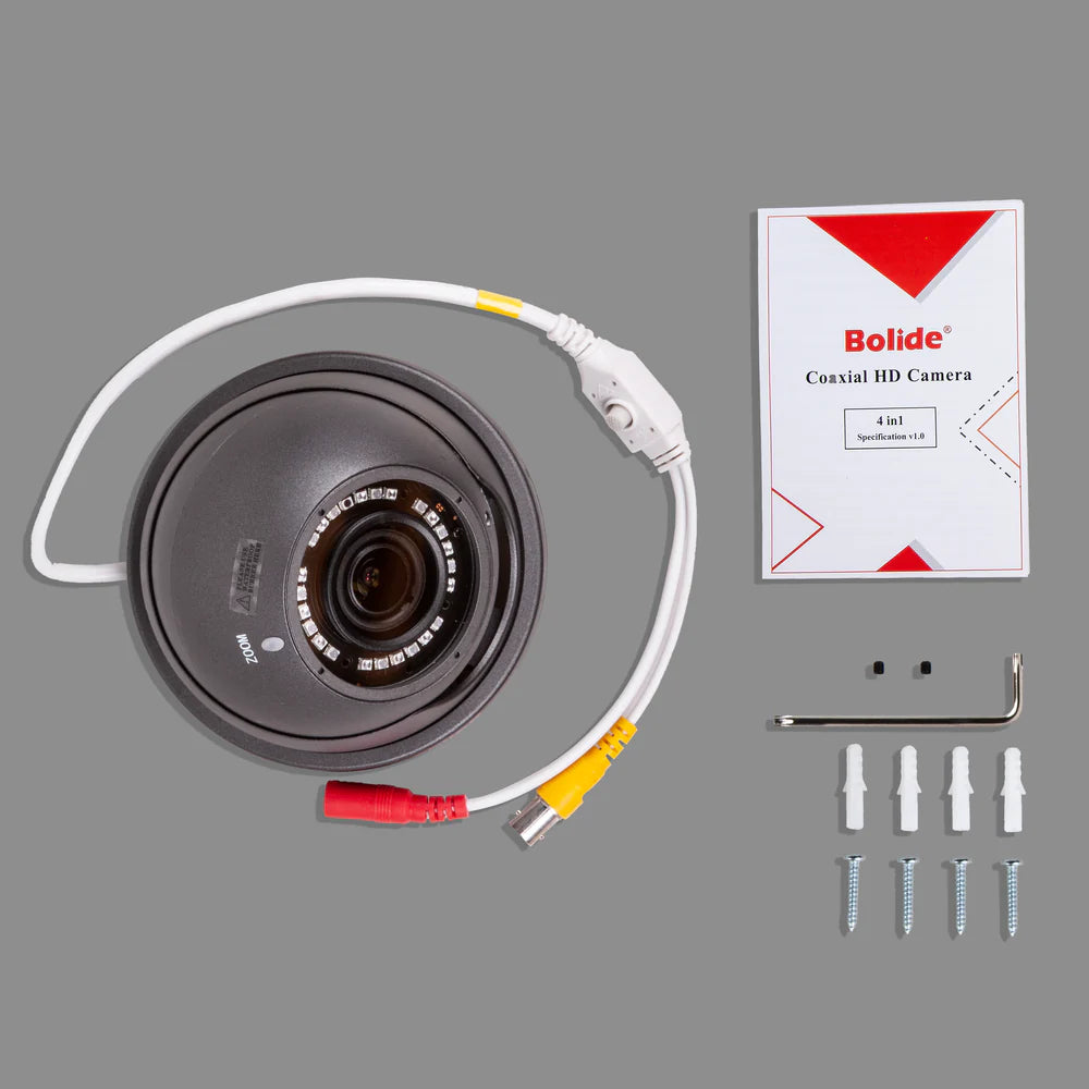 BOLIDE - BC1509IRODVA/AHN - 9-in-1 Analog Eyeball Gray Camera 2.8mm to 12mm Varifocal Lens