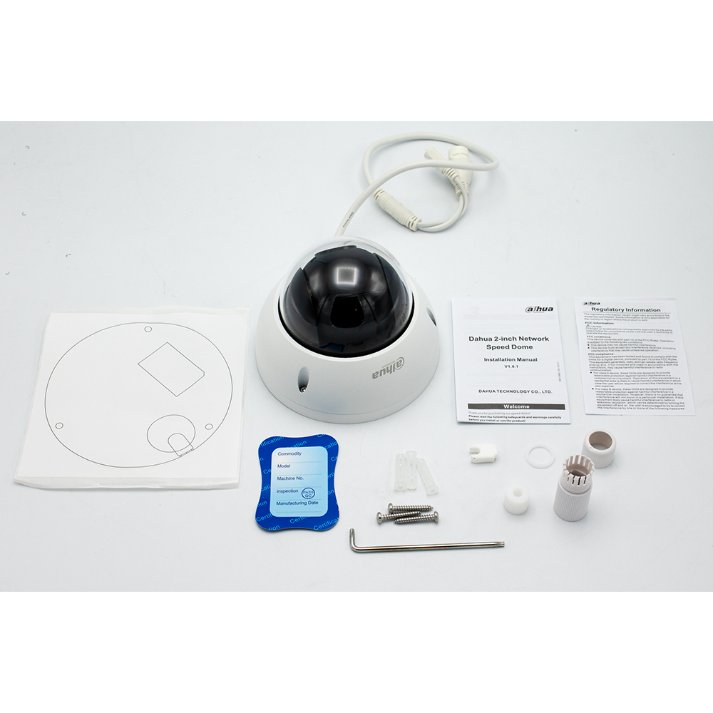 Dahua - 22204UENI - 2MP 4x IP Dome PTZ True WDR, Enhanced Starlight, Lite Series