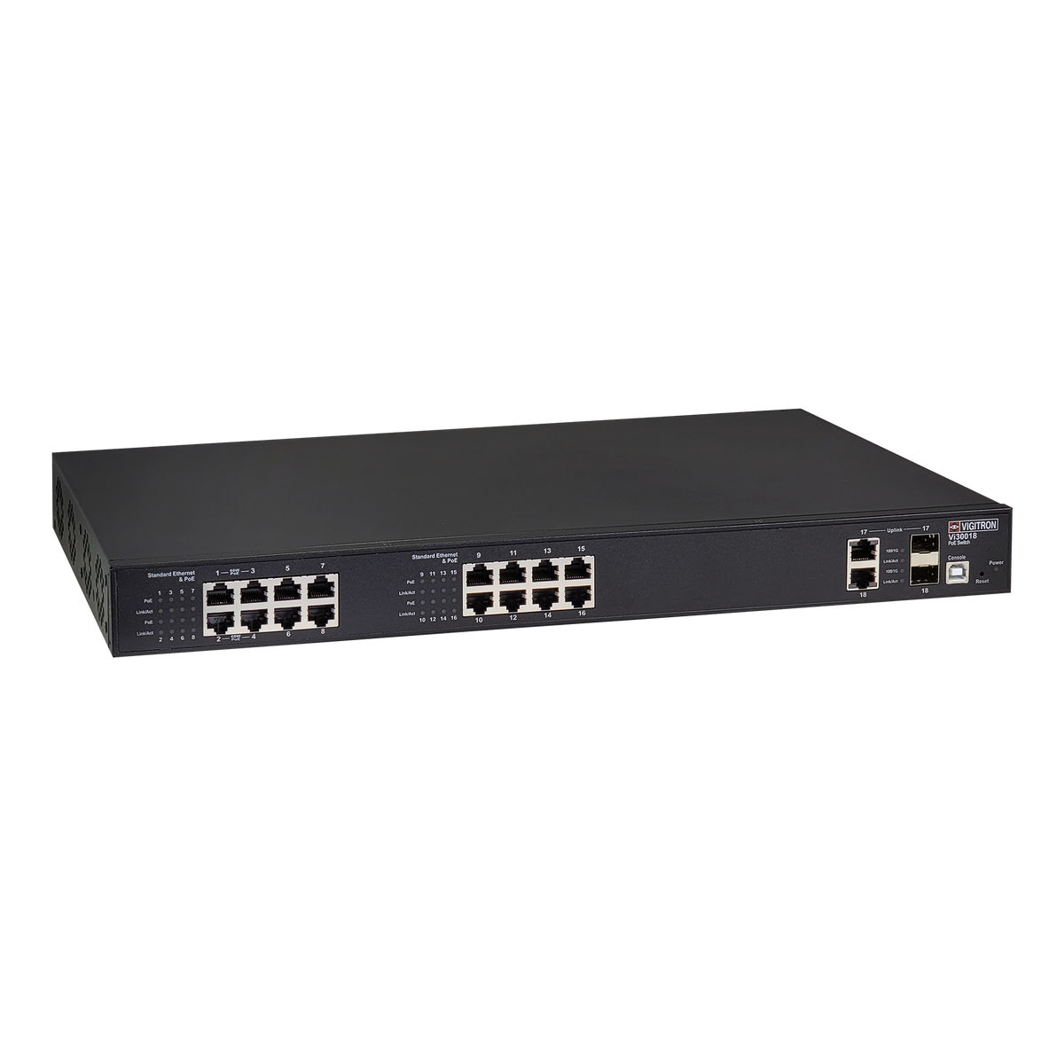 Vigitron - Vi30018 - 18-Port L2 High Power PoE Managed Switch