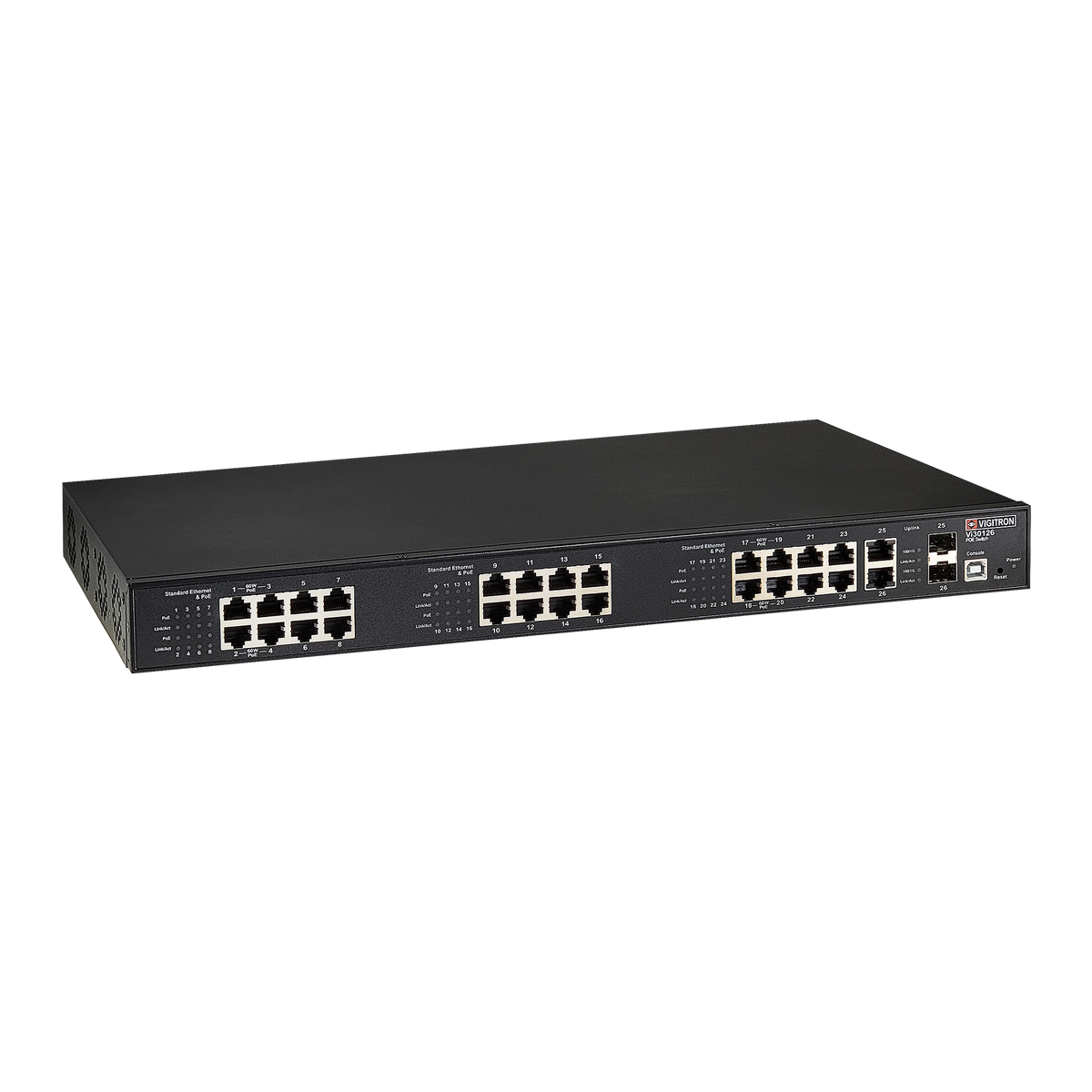 Vigitron - Vi30126 - 26-Port L2 High Power PoE Managed Switch