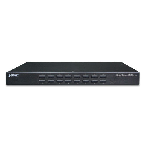 Planet - IKVM-210-16 - 16-Port Combo IP KVM Switch: Up to 256 computers, On Screen Display (OSD)