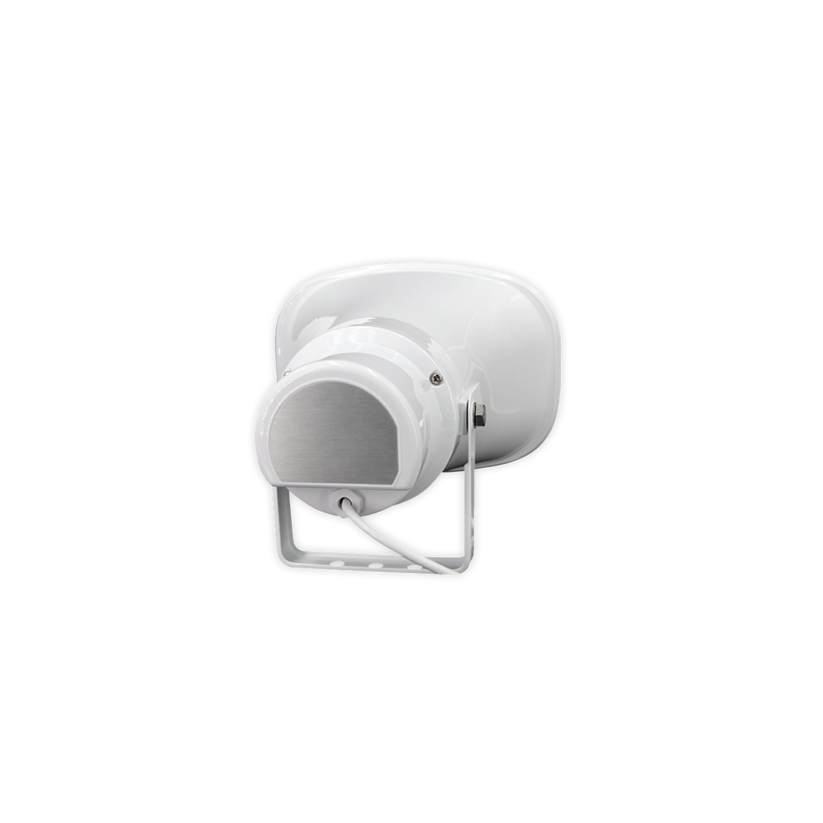 Digital Watchdog - DW-SWSP15A - IP Horn Speaker, 15W, 113dB,300Hz, Built in 15W Amplifier, Codec(OPUS,MP3,G.722,PCMU-PCMA),120Mbps, Alarm Input, Onvif, PoE and 12V/24V, IP67, 2 Year Warranty.