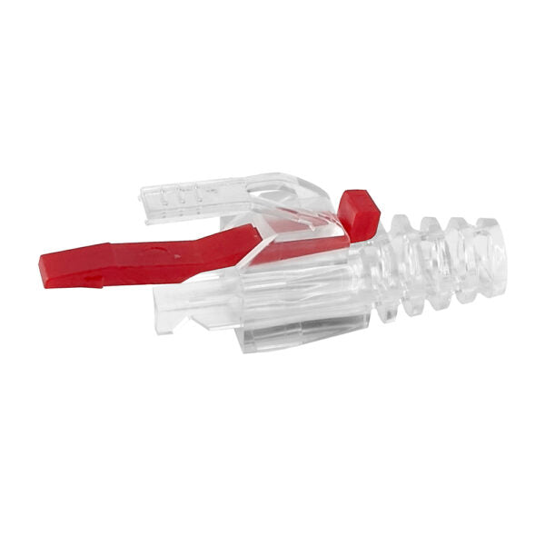 Simply 45 - S45-B002P - PROSeries Strain Relief with RED Locking Pin for all Simpy45 UTP Cat6/Cat6A RJ45 - 100pcs/bag