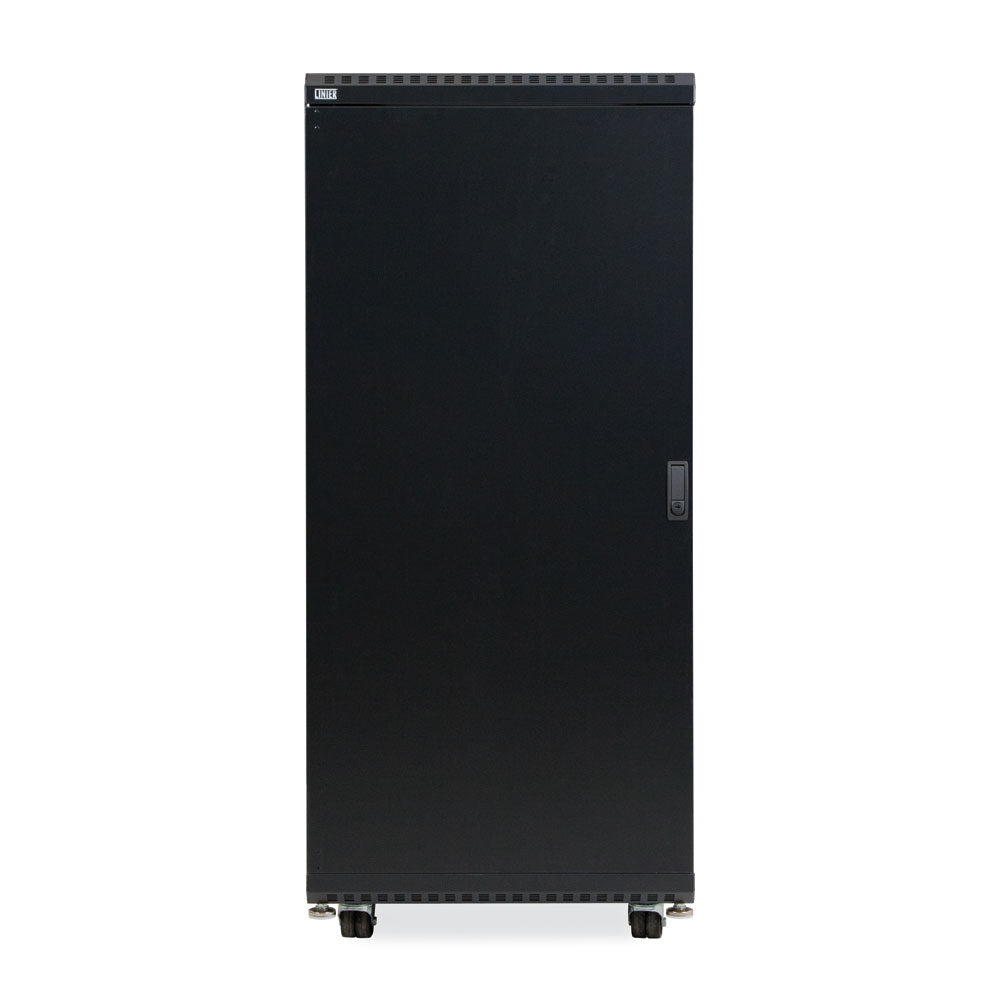 Kendall Howard - 3101-3-024-27 - 27U LINIER® Server Cabinet - Glass/Solid Doors - 24