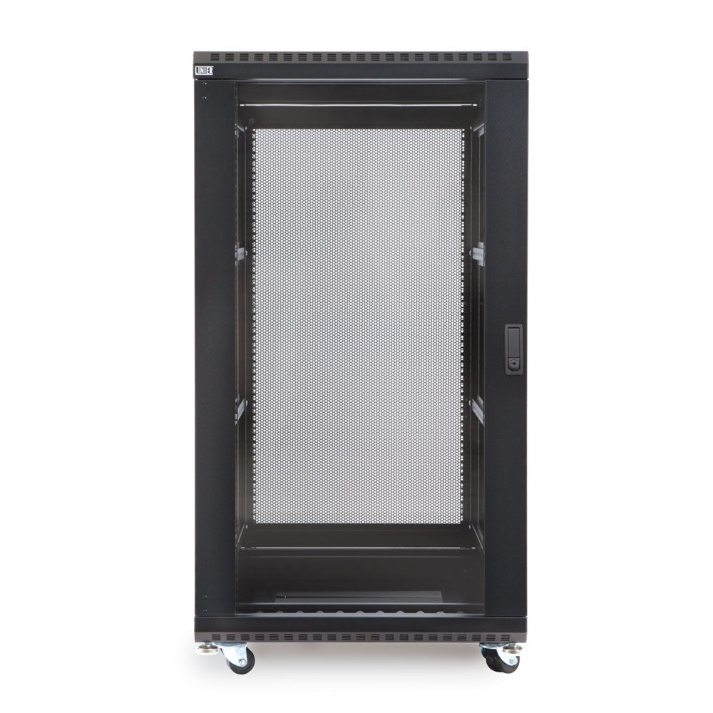 Kendall Howard - 3103-3-001-22 - 22U LINIER® Server Cabinet - Glass/Glass Doors - 36