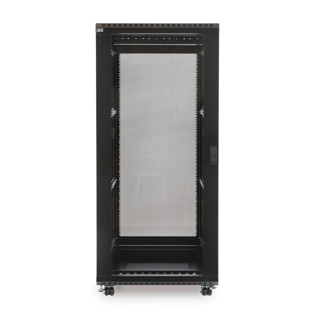 Kendall Howard - 3103-3-001-27 - 27U LINIER® Server Cabinet - Glass/Glass Doors - 36