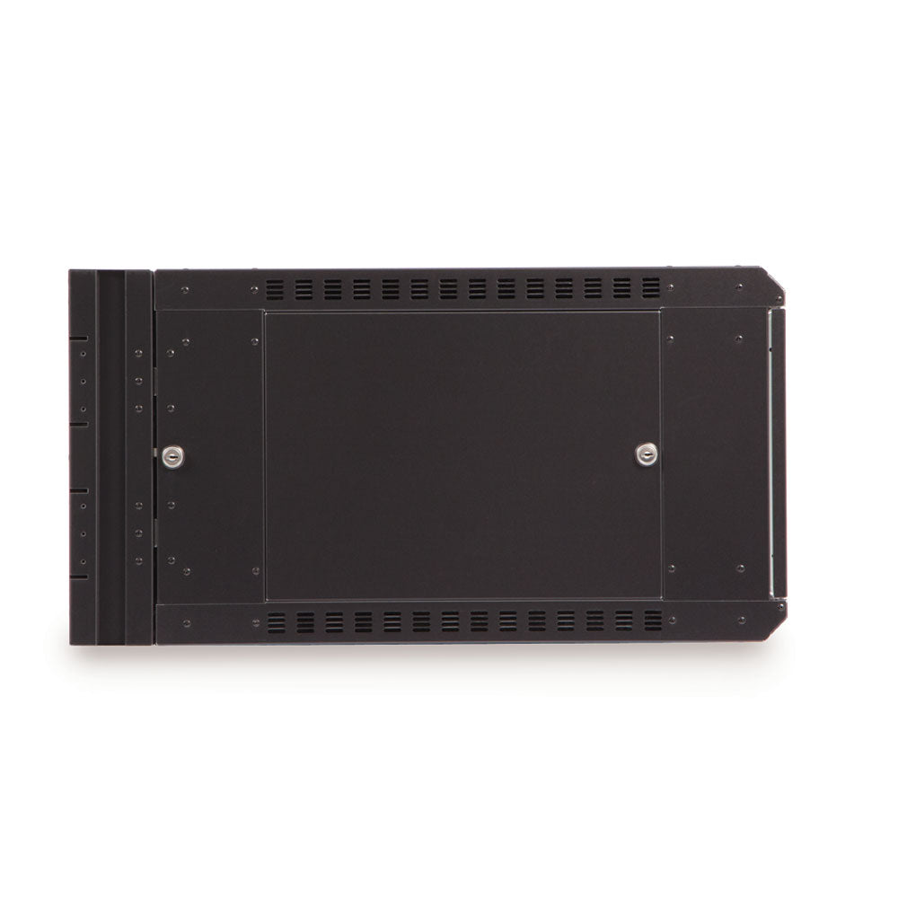 Kendall Howard - 3130-3-001-06 - 6U LINIER® Swing-Out Wall Mount Cabinet - Glass Door