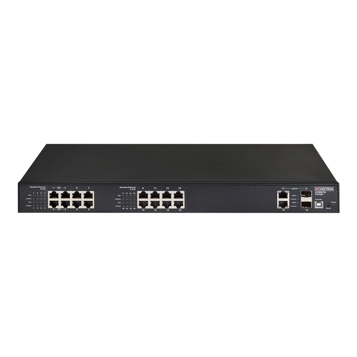 Vigitron - Vi30018 - 18-Port L2 High Power PoE Managed Switch
