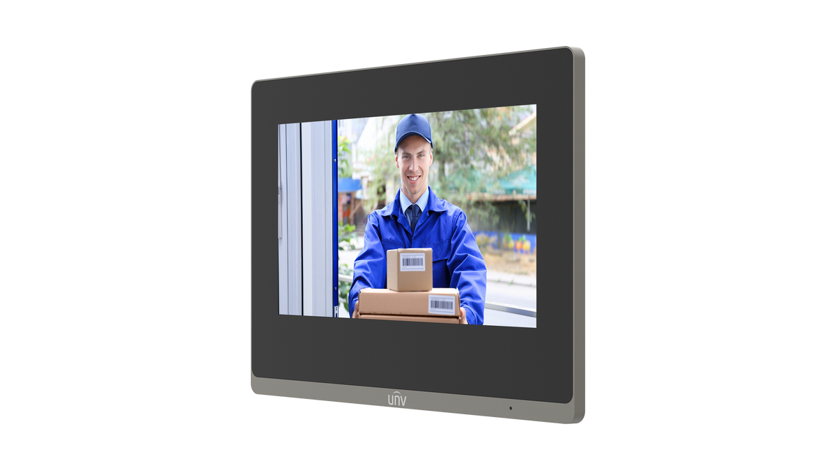 UNV - OEI-371S-H-W - Wall Mounted 7-inch Indoor Station
(Concealed wire installation)