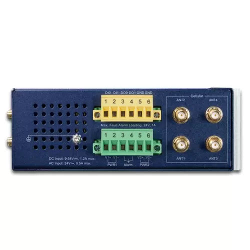 Planet - ICG-2515-NR - Industrial 5G NR Cellular Gateway with 5-Port 10/100/1000T