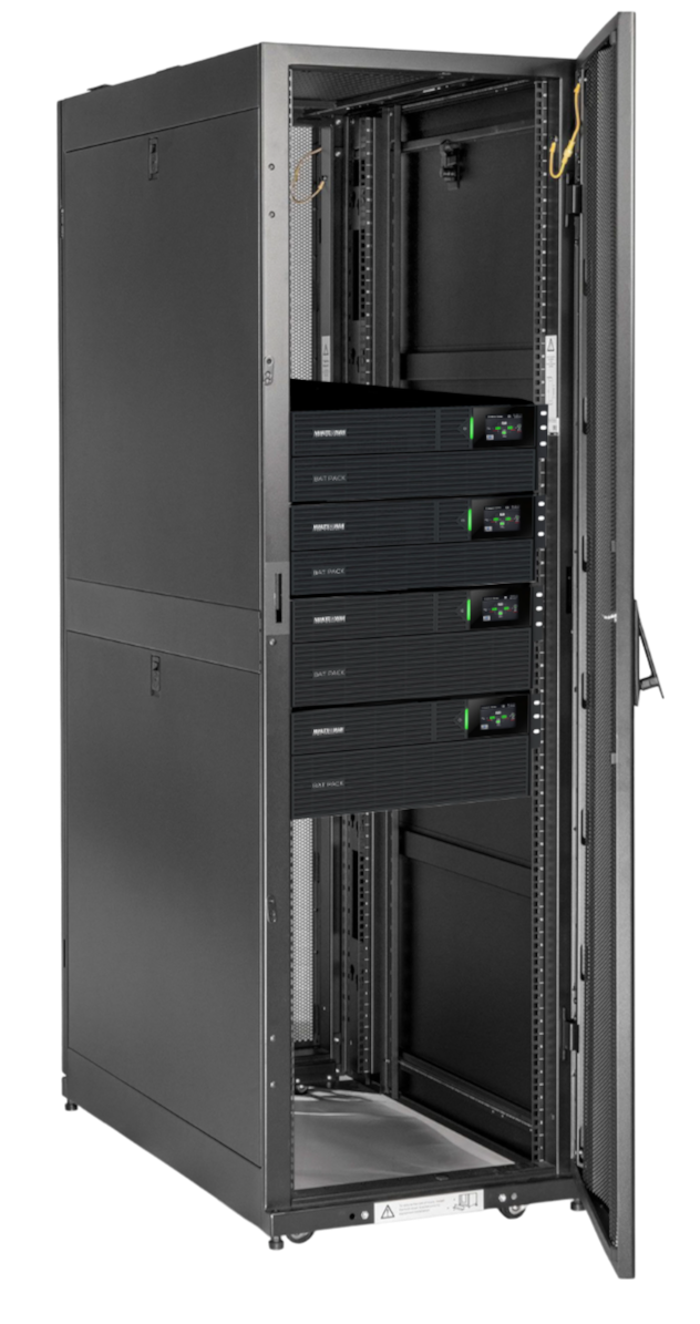 MINUTEMAN - MMCAB42S8K - Full-height, 42U Cabinet with 8kVA UPS