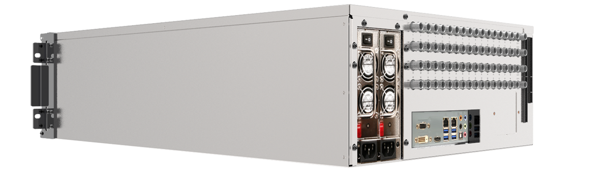 ExacqVision - 4808-66T-R4Z - 54 TB Z-Series Rackmount 4U Recorder Professional Client Win10 with 8 IP Licenses and 48 Analog Inputs