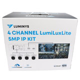 Luminys - K54-4L1A2 - 4 Channel 5MP LumiLuxLite IP Bundle