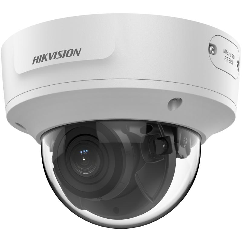 HIKVISION - DS-2CD2783G2-IZS 2.8-12mm Black - 8 MP AcuSense Motorized Varifocal Dome Network Camera