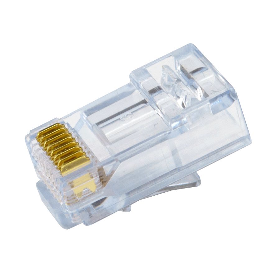 Simply 45 - S45-1505 - Pass Through Blue Tint - Cat5e UTP - 500pc Jar 
