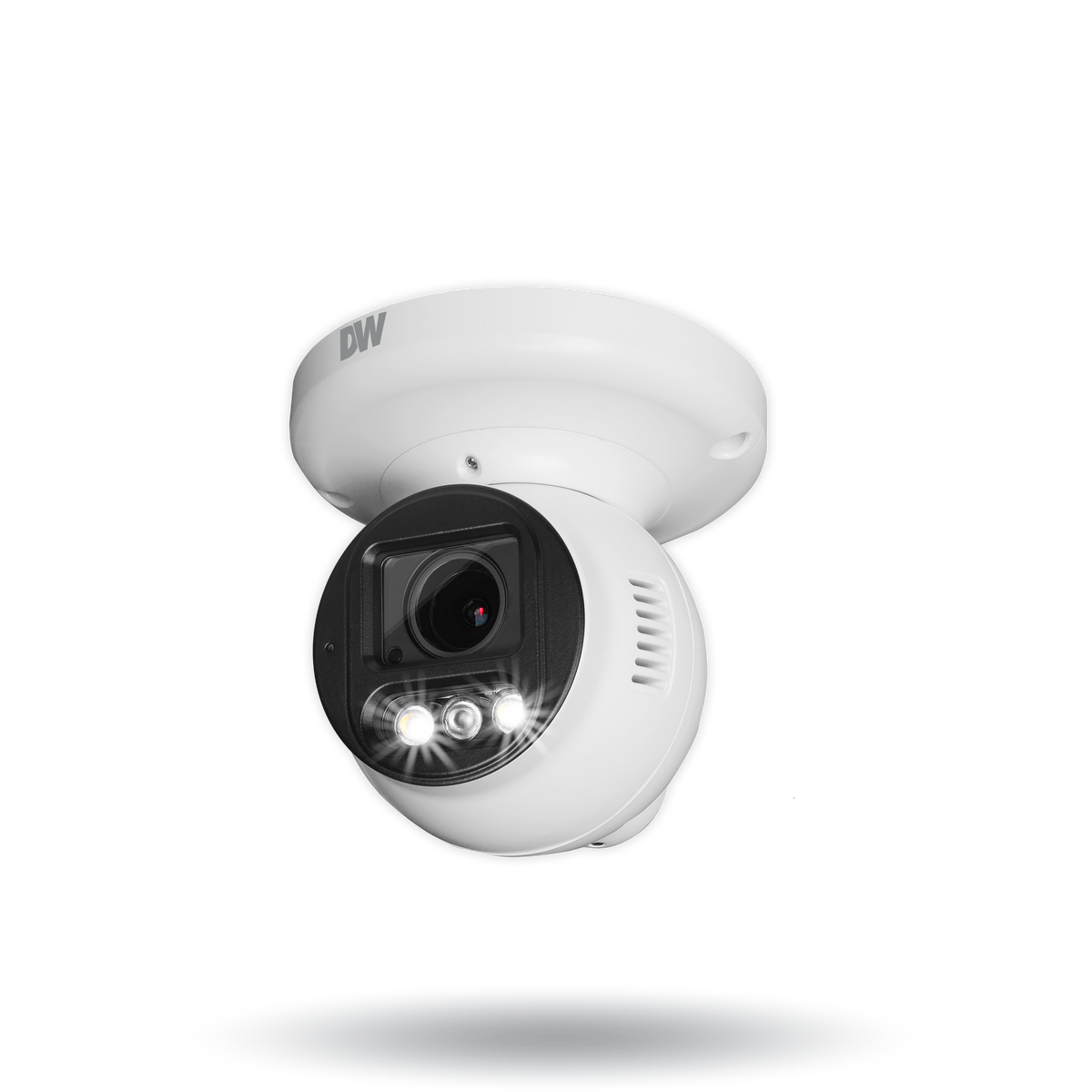 Digital Watchdog - DWC-XSTD05MFQ - MEGApix Ai 5MP Turret IP Camera with Vari-focal Lens, White Light LEDs, Flash Lights and QR Code Reader