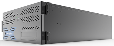 ExacqVision - 6408-96T-R4AL - 96TB A Series Hybrid 4U Recorder Professional Client Linux with 8 IP Cameras Licenses