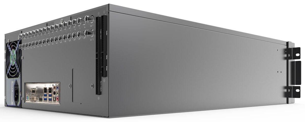 ExacqVision - 6408-96T-R4A - 96TB A Series Hybrid 4U Recorder Professional Client Win10 with 8 IP Cameras Licenses