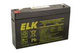 ELK - 675 - Sealed Lead Acid Battery, 6 V 7.5Ah