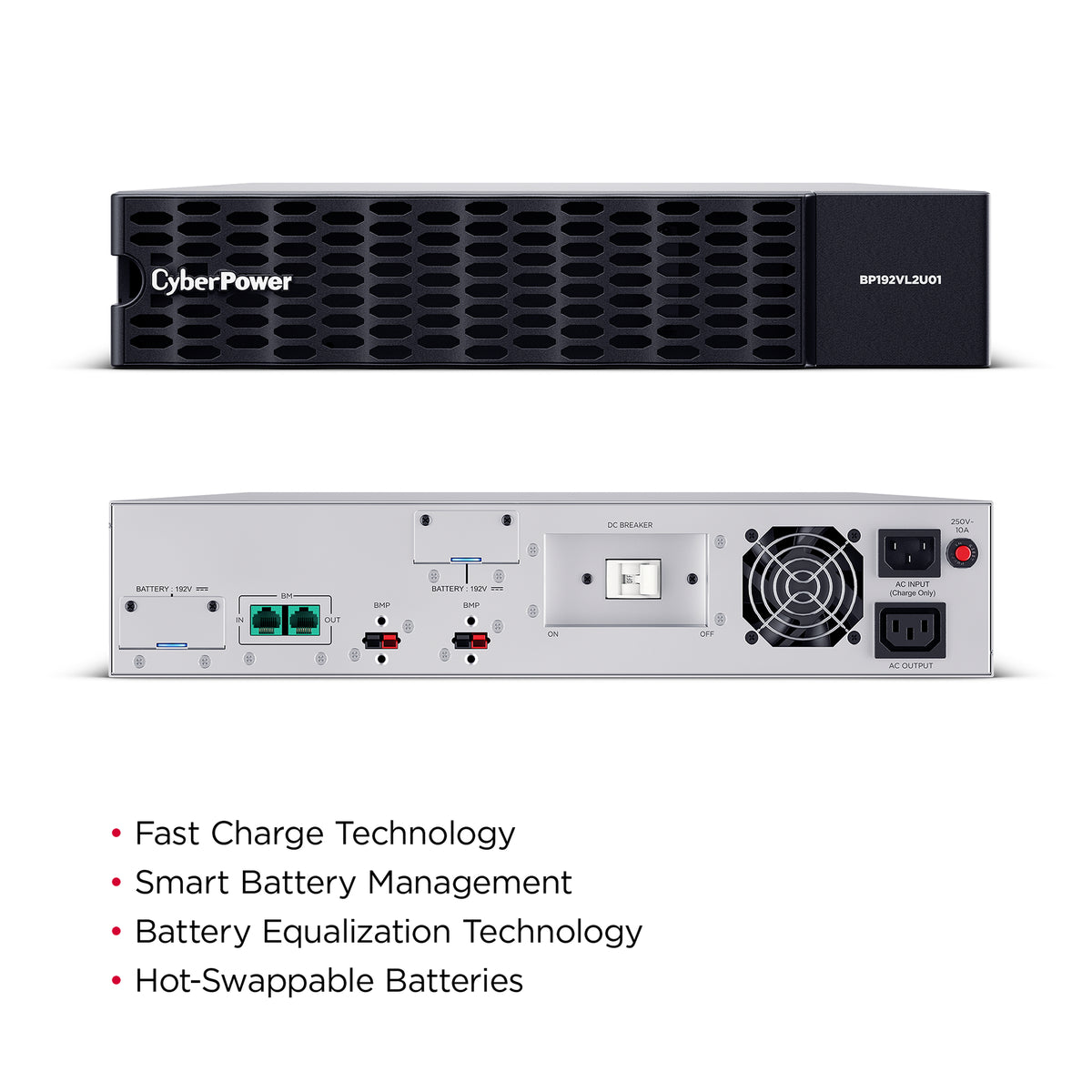 CYBERPOWER - BP192VL2U01 - Extended Battery Module for Smart App Online OL8KRTHD and OL10KRTHD UPS Systems