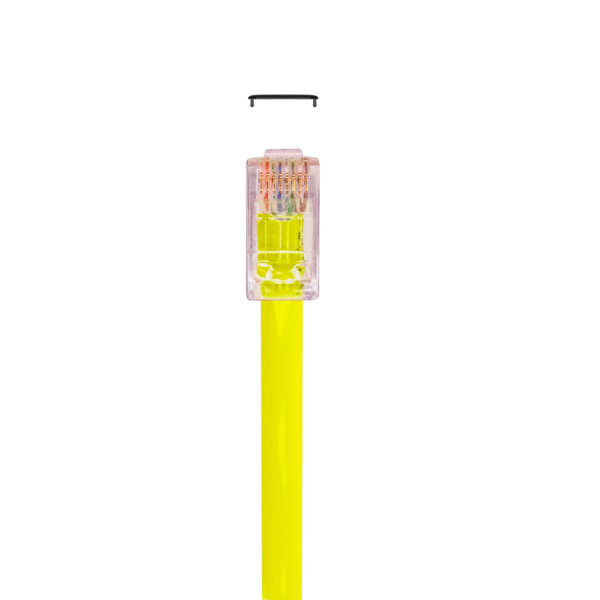 Simply 45 - S45-1701P - PROSeries Pass Through Red Tint, Hi/Lo Stagger - Cat6/6a UTP with Cap45 - 50pc Clamshell